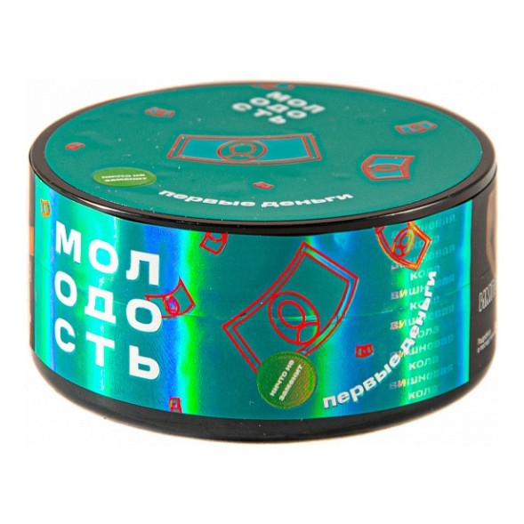 Табак Молодость - Первые Деньги (Вишнёвая Кола, 25 грамм) купить в Тюмени