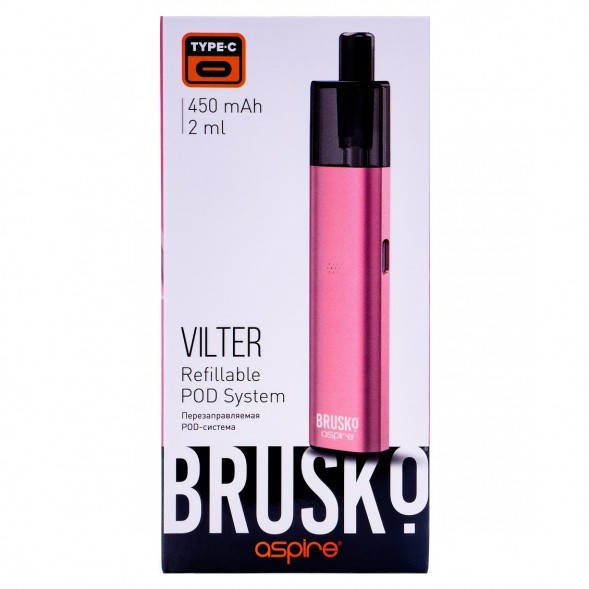 Электронная сигарета Brusko - Vilter (Розовый) купить в Тюмени
