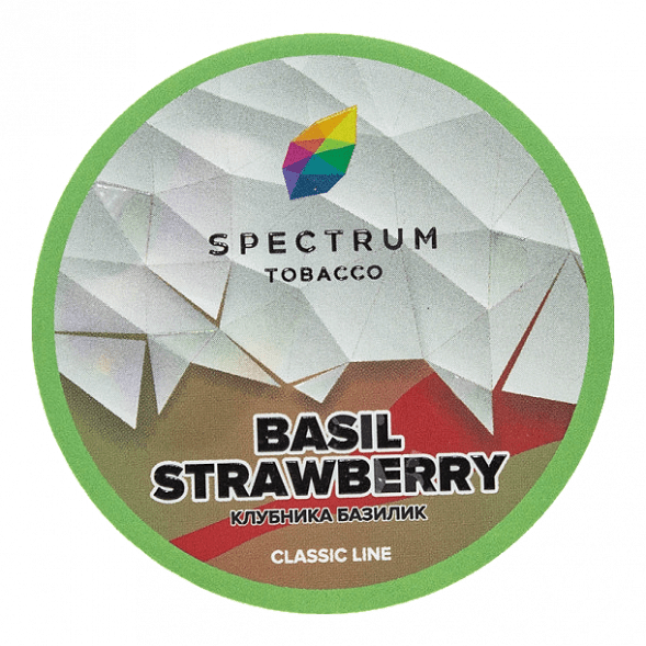 Табак Spectrum - Basil Strawberry (Клубника Базилик, 25 грамм) купить в Тюмени