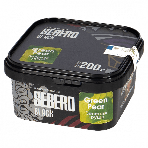 Табак Sebero Black - Green Pear (Зелёная Груша, 200 грамм) купить в Тюмени