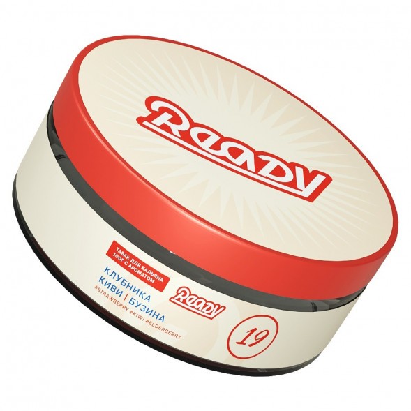 Табак Ready - №19 Kiwinika /Strawberry, Elderberry, Kiwi (Клубника, Киви, Бузина, 100 грамм) купить в Тюмени