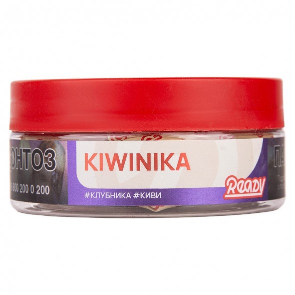 Табак Ready - №19 Kiwinika /Strawberry, Elderberry, Kiwi (Клубника, Киви, Бузина, 100 грамм) купить в Тюмени