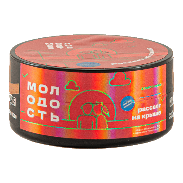 Табак Молодость - Рассвет на Крыше (Земляника, 25 грамм) купить в Тюмени