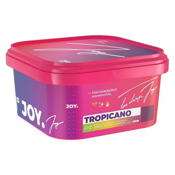 Табак Joy - Tropicano (Ананас, Лимон и Маракуйя, 200 грамм) купить в Тюмени