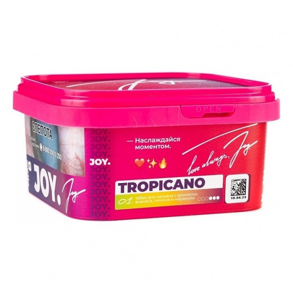 Табак Joy - Tropicano (Ананас, Лимон и Маракуйя, 200 грамм) купить в Тюмени