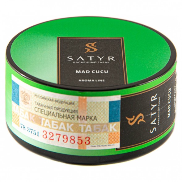 Табак Satyr - Mad Cucu (Сумасшедший Огурец, 25 грамм) купить в Тюмени
