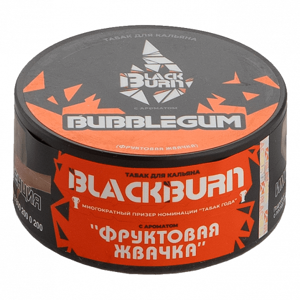 Табак BlackBurn - Bubble Gum (Фруктовая Жвачка, 25 грамм) купить в Тюмени