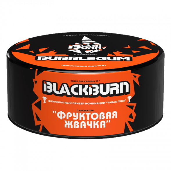 Табак BlackBurn - Bubble Gum (Фруктовая Жвачка, 25 грамм) купить в Тюмени