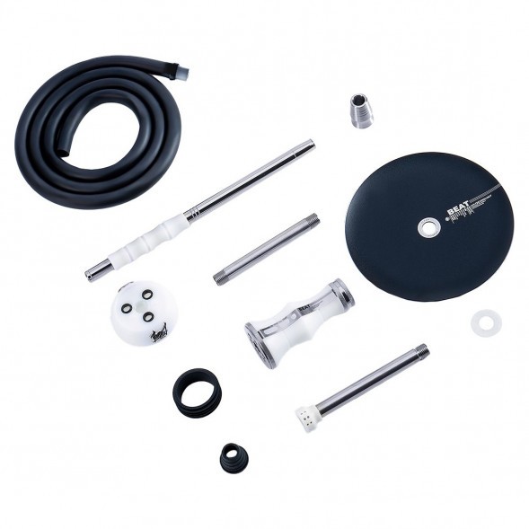 Кальян Alpha Hookah - Beat White Silver (Без Колбы) купить в Тюмени