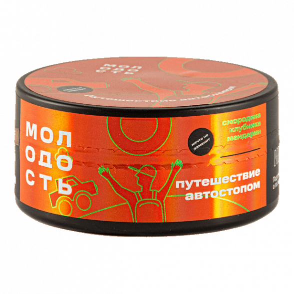 Табак Молодость - Путешествие Автостопом (Смородина, Клубника, Мандарин, 100 грамм) купить в Тюмени