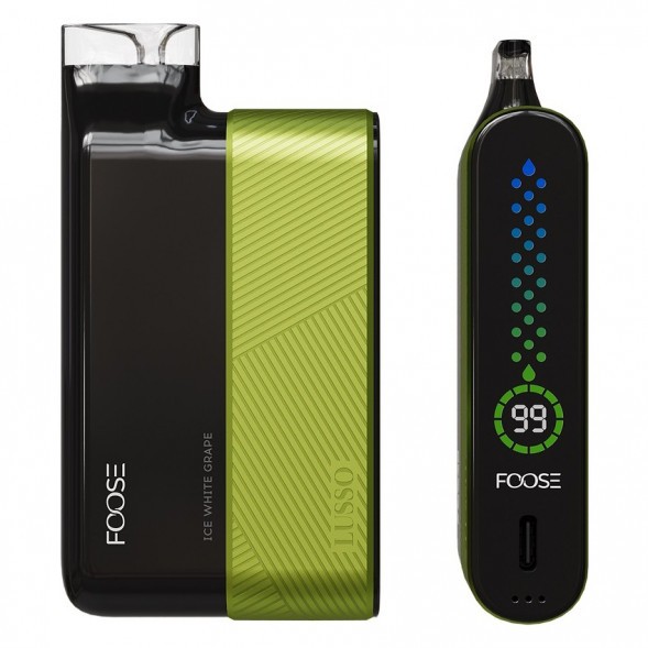 FOOSE LUSSO - Ледяной Белый Виноград (Ice White Grape, 10000 затяжек) купить в Тюмени