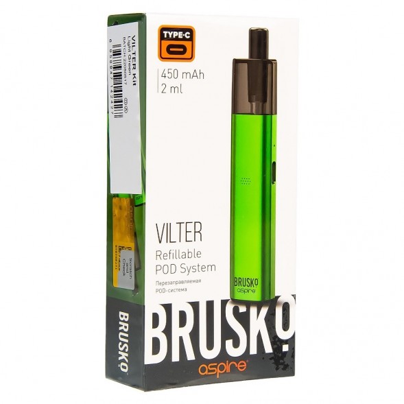 Электронная сигарета Brusko - Vilter (Светло-Зелёный) купить в Тюмени