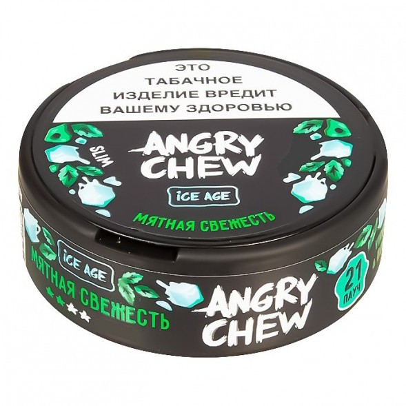 Табак жевательный Angry Chew Slim Medium - Мятная Свежесть (12 грамм) купить в Тюмени