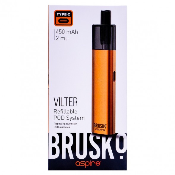 Электронная сигарета Brusko - Vilter (Оранжевый) купить в Тюмени