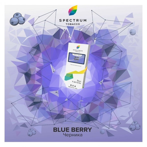 Табак Spectrum - Blue Berry (Черника, 25 грамм) купить в Тюмени