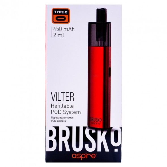 Электронная сигарета Brusko - Vilter (Красный) купить в Тюмени
