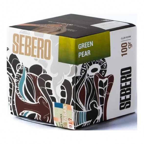 Табак Sebero - Green Pear (Зелёная Груша, 100 грамм) купить в Тюмени