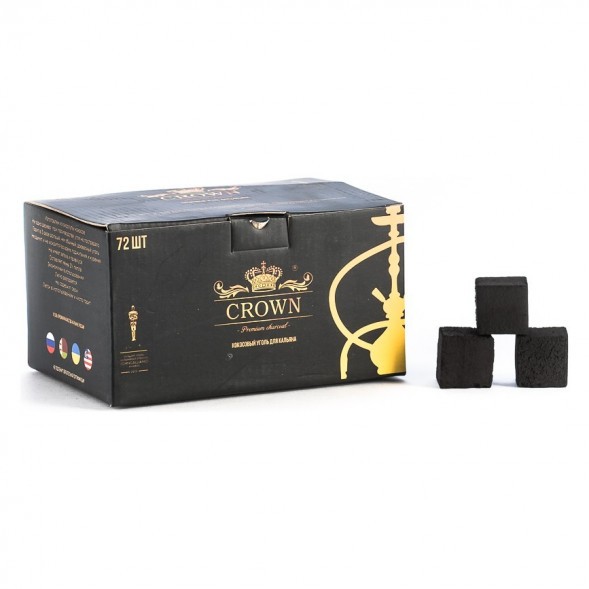 Уголь Crown (25 мм, 72 кубика) купить в Тюмени
