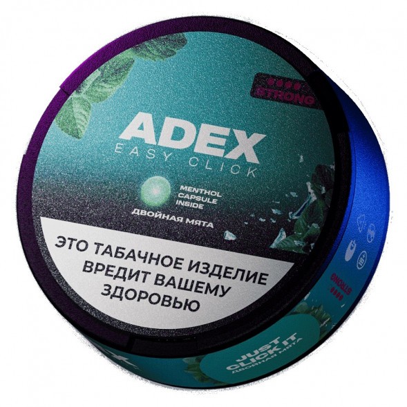 Табак жевательный ADEX ULTRA STRONG WIDE Click - Двойная Мята купить в Тюмени