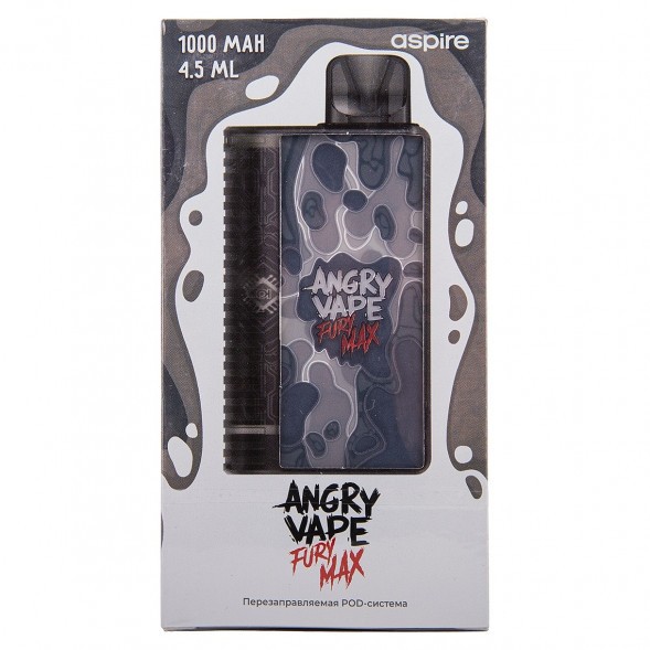Электронная сигарета Brusko - Angry Vape Fury Max (Чёрный) купить в Тюмени