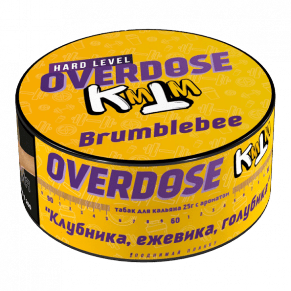 Табак Overdose - Brumblebee (Клубника, Ежевика, Голубика, 25 грамм) купить в Тюмени