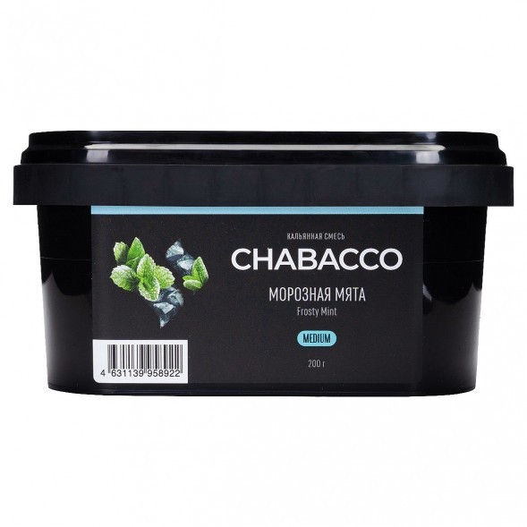 Смесь Chabacco MEDIUM - Frosty Mint (Морозная Мята, 200 грамм) купить в Тюмени