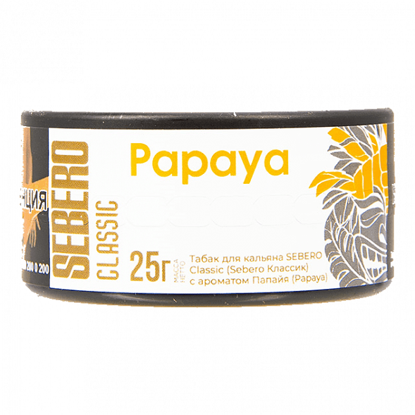 Табак Sebero - Papaya (Папайя, 25 грамм) купить в Тюмени
