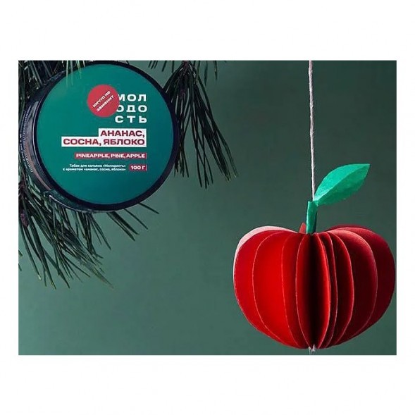 Табак Молодость - Pineapple Pine Apple (Ананас, Сосна, Яблоко, 100 грамм) купить в Тюмени