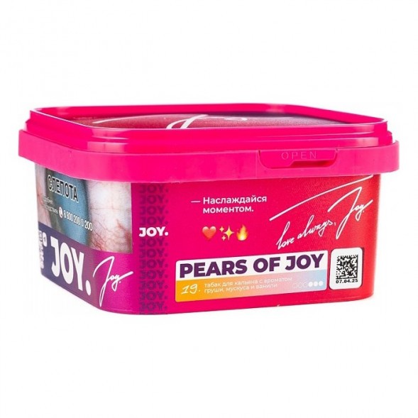 Табак Joy - Pears Of Joy (Груша, Мускус и Ваниль, 200 грамм) купить в Тюмени
