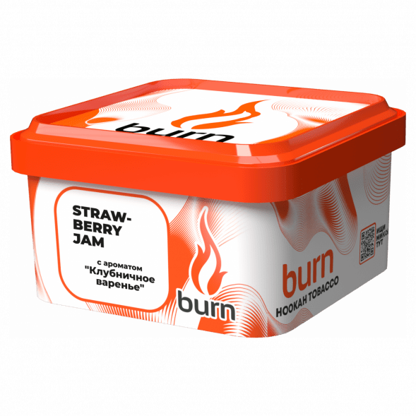 Табак Burn - Strawberry Jam (Клубничное Варенье, 200 грамм) купить в Тюмени