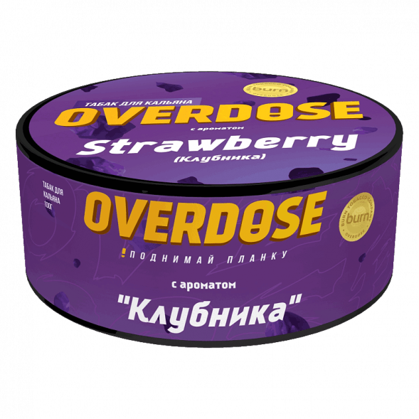 Табак Overdose - Strawberry (Клубника, 100 грамм) купить в Тюмени