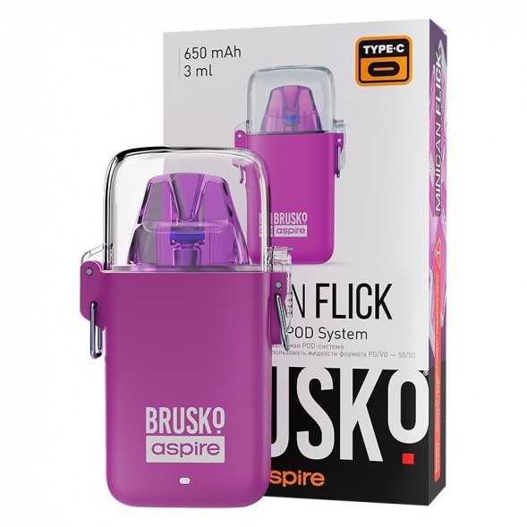 Электронная сигарета Brusko - Minican Flick (Фиолетовый) купить в Тюмени