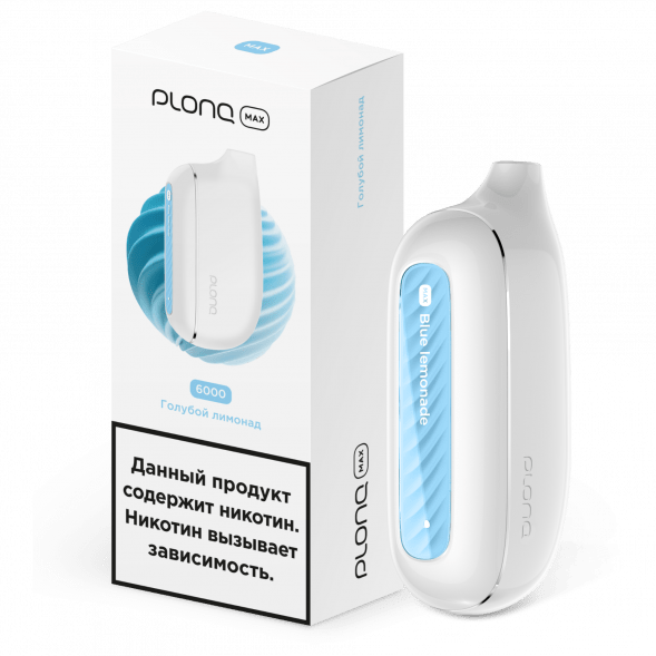 PLONQ MAX - Голубой Лимонад (6000 затяжек) купить в Тюмени
