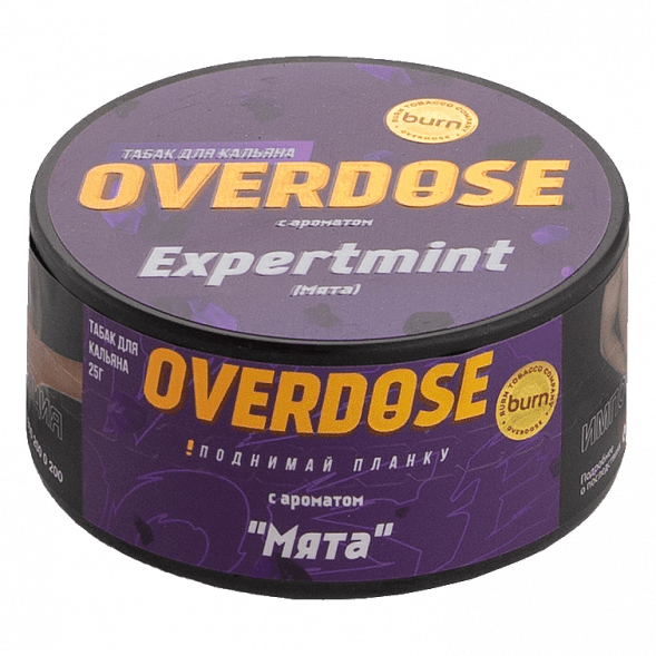 Табак Overdose - Expertmint (Мята, 25 грамм) купить в Тюмени