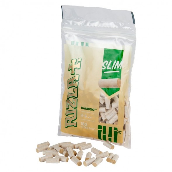 Фильтры для самокруток Rizla+ - Slim Bamboo (150 штук, 15x6 мм) купить в Тюмени