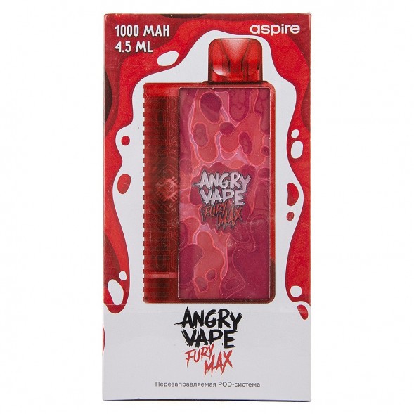 Электронная сигарета Brusko - Angry Vape Fury Max (Красный) купить в Тюмени
