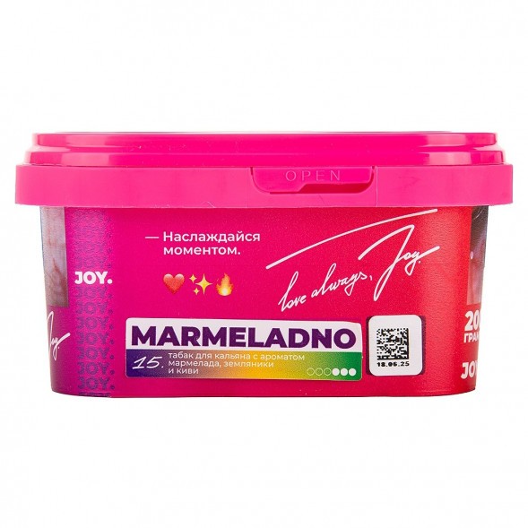 Табак Joy - Marmeladno (Мармелад, Земляника и Киви, 200 грамм) купить в Тюмени