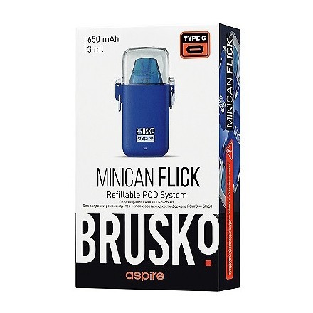 Электронная сигарета Brusko - Minican Flick (Синий) купить в Тюмени