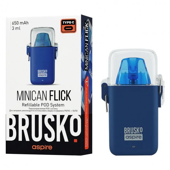 Электронная сигарета Brusko - Minican Flick (Синий) купить в Тюмени