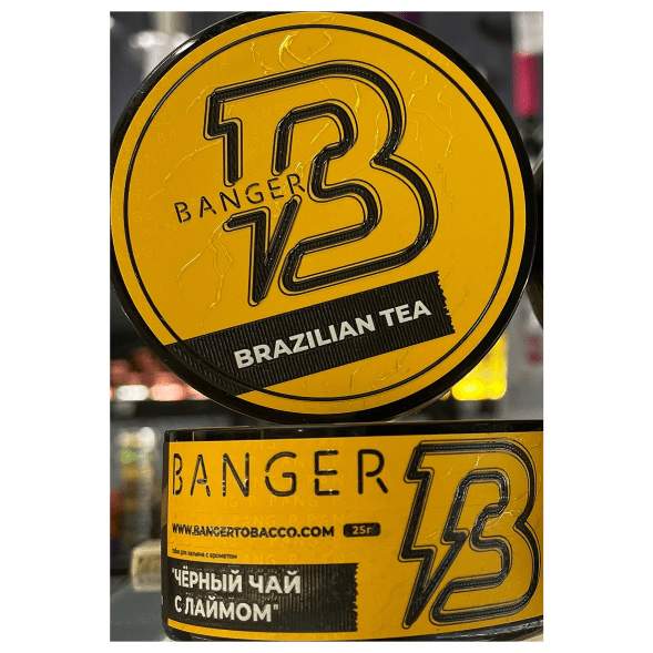 Табак Banger - Brazilian Tea (Чёрный Чай с Лаймом, 25 грамм) купить в Тюмени