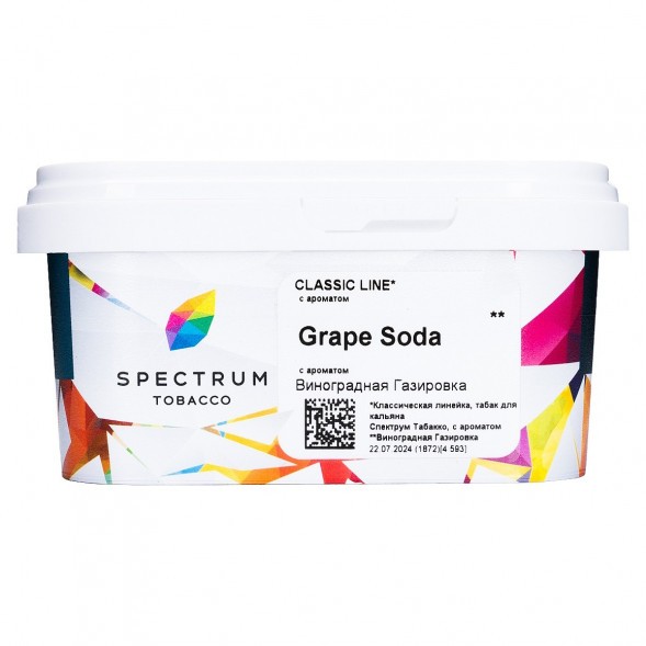 Табак Spectrum - Grape Soda (Виноградная Газировка, 200 грамм) купить в Тюмени