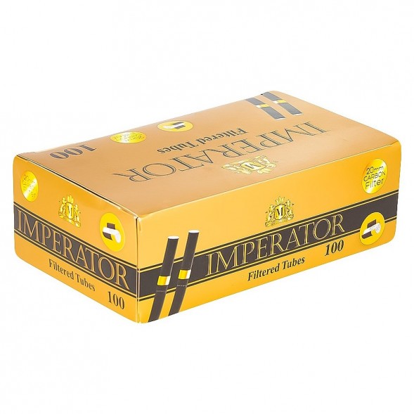 Гильзы сигаретные Imperator - Black Carbon Gold (84х20 мм, 100 шт.) купить в Тюмени