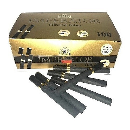 Гильзы сигаретные Imperator - Black Carbon Gold (84х20 мм, 100 шт.) купить в Тюмени