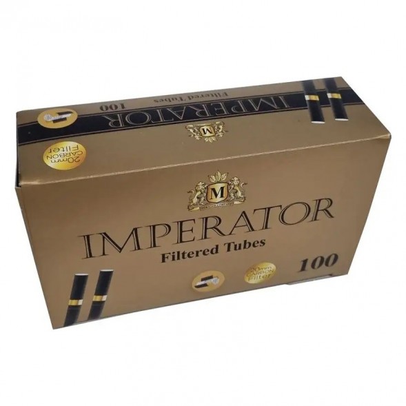 Гильзы сигаретные Imperator - Black Carbon Gold (84х20 мм, 100 шт.) купить в Тюмени