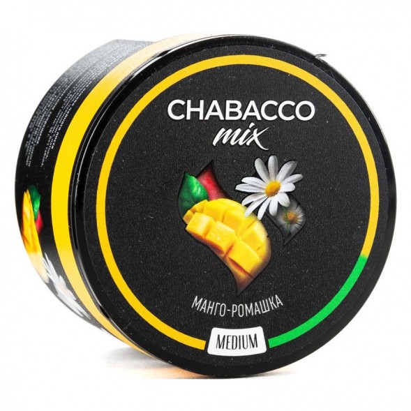 Смесь Chabacco MIX MEDIUM - Mango Camomile (Манго - Ромашка, 40 грамм) купить в Тюмени