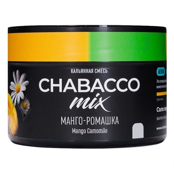 Смесь Chabacco MIX MEDIUM - Mango Camomile (Манго - Ромашка, 40 грамм) купить в Тюмени