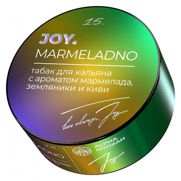 Табак Joy - Marmeladno (Мармелад, Земляника и Киви, 25 грамм) купить в Тюмени