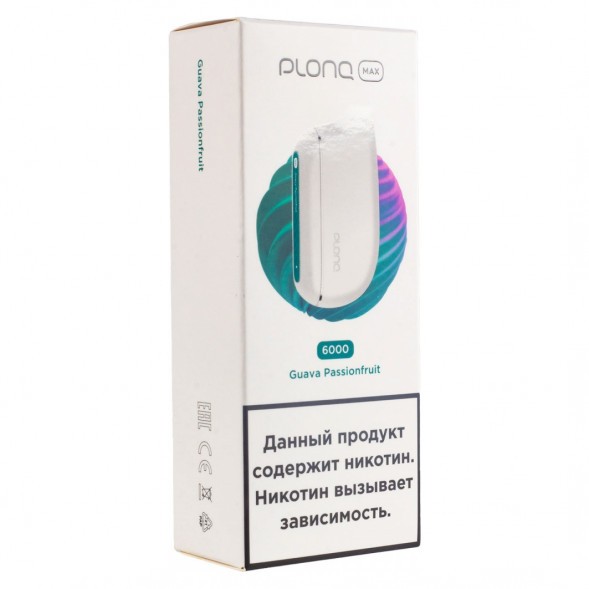 PLONQ MAX - Гуава Маракуйя (6000 затяжек) купить в Тюмени