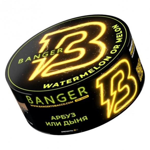 Табак Banger - Watermelon or Melon (Арбуз или Дыня, 100 грамм) купить в Тюмени