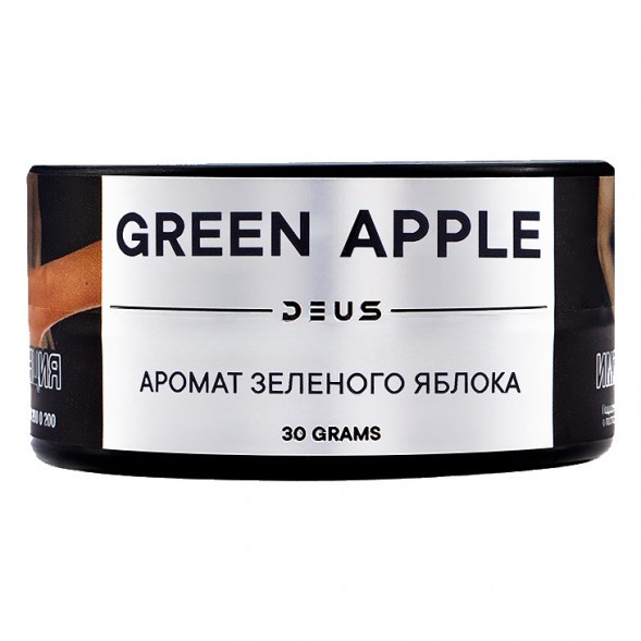 Табак Deus - Green Apple (Зелёное Яблоко, 30 грамм) купить в Тюмени